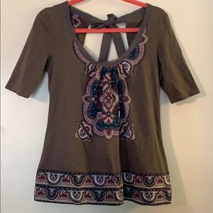 Anthropologie top- lightly worn!